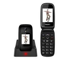 Mobiltelefon EVOLVEO EasyPhone FD (EP700) 2SIM / DUAL SIM két kártya) Nagy gomb és kijelző, vészhívó gomb!
